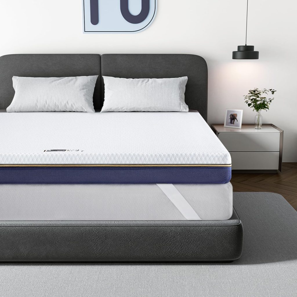 BedStory 2-in-1 Gel Memory Schaum Topper
