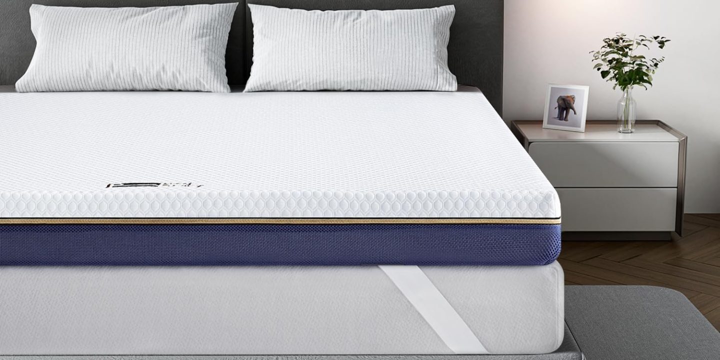BedStory 2-in-1 Gel Memory Schaum Topper