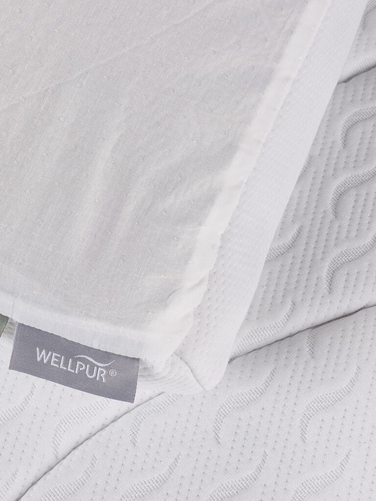 Wellpur GULEN Topper – Nahaufnahme von Bezug und Materialstruktur