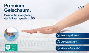 AM Quality Premium Gelschaum-Topper