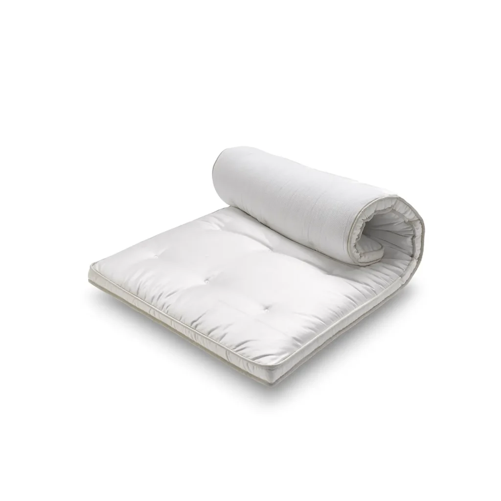 Schramm Lotus Comfort Topper – Querschnitt mit den einzelnen Schaumschichten