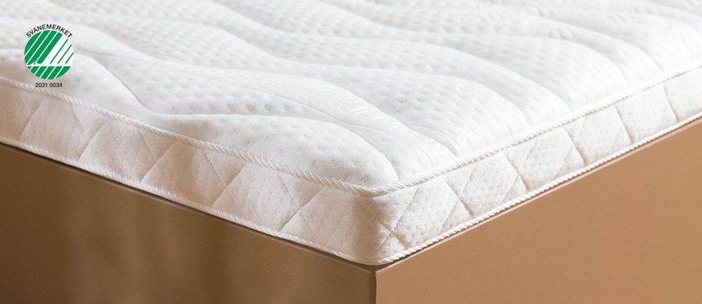 Jensen Sleep III Top Topper – Nahaufnahme von Bezug und Materialstruktur