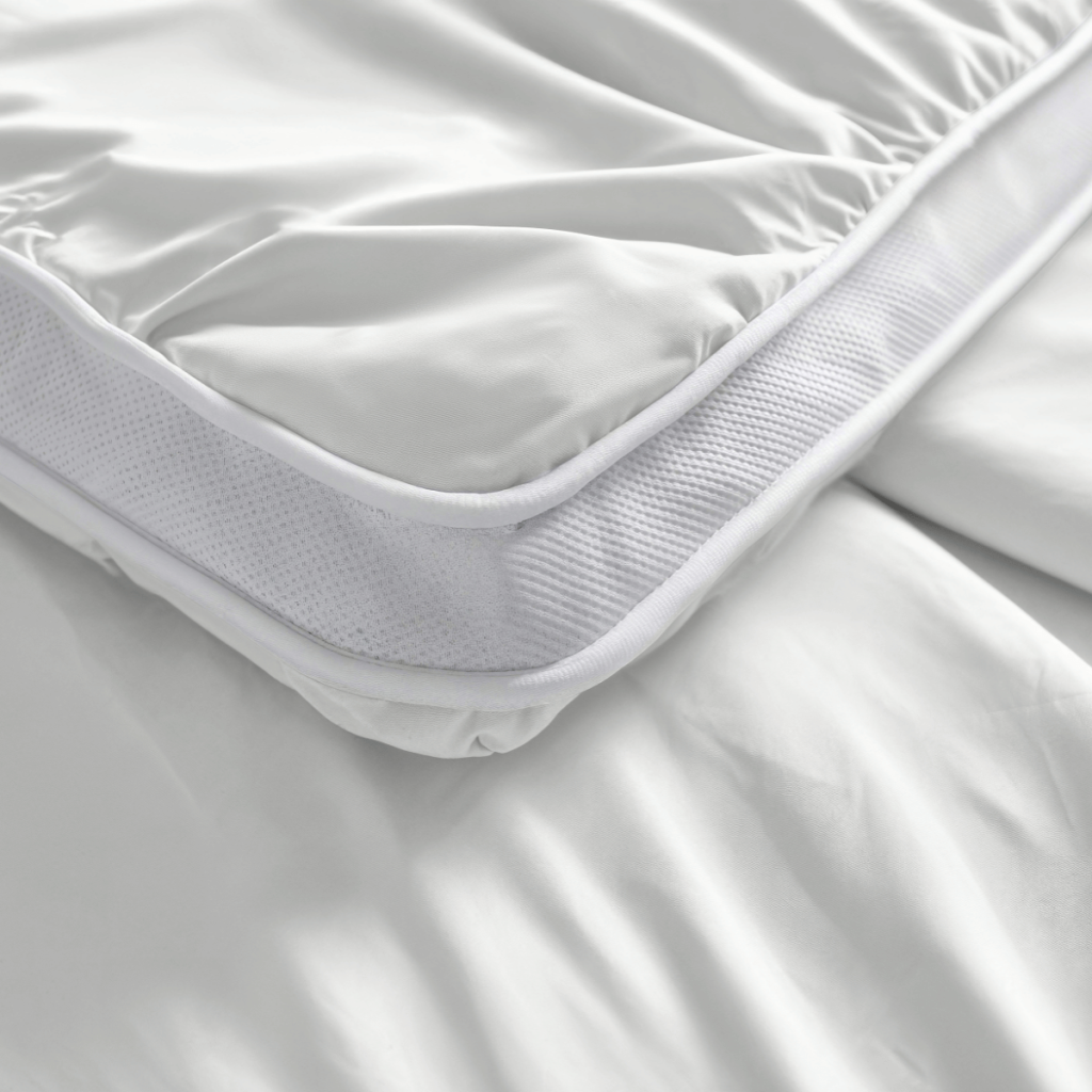Zelesta Special Cooling Topper – Nahaufnahme von Bezug und Materialstruktur