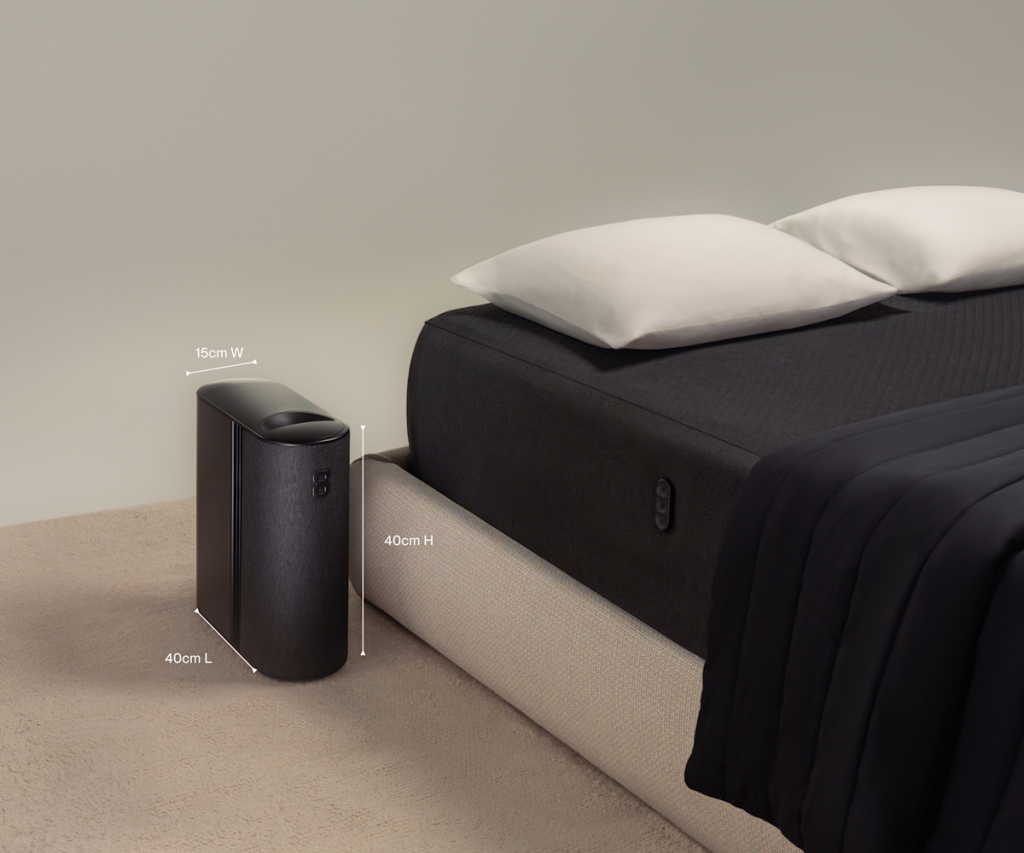 8 Sleep (Eight Sleep) Pod 5 Cover Topper – Nahaufnahme von Bezug und Materialstruktur