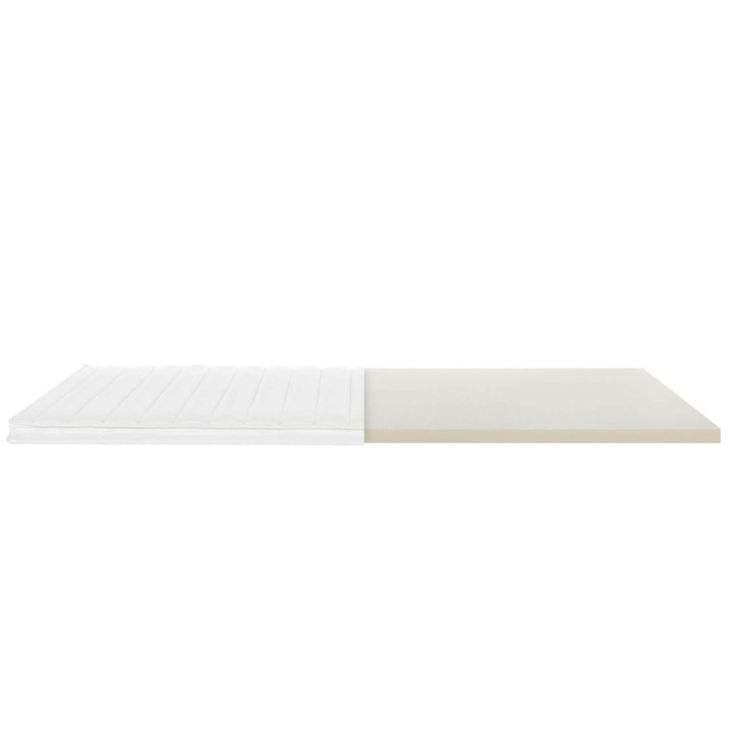 Röwa Topsense L Talalay Latex Topper – Nahaufnahme von Bezug und Materialstruktur