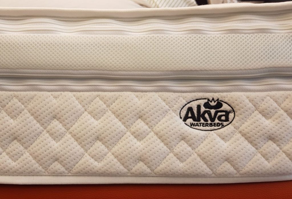 AKVA Low-Energy Topper – Nahaufnahme von Bezug und Materialstruktur