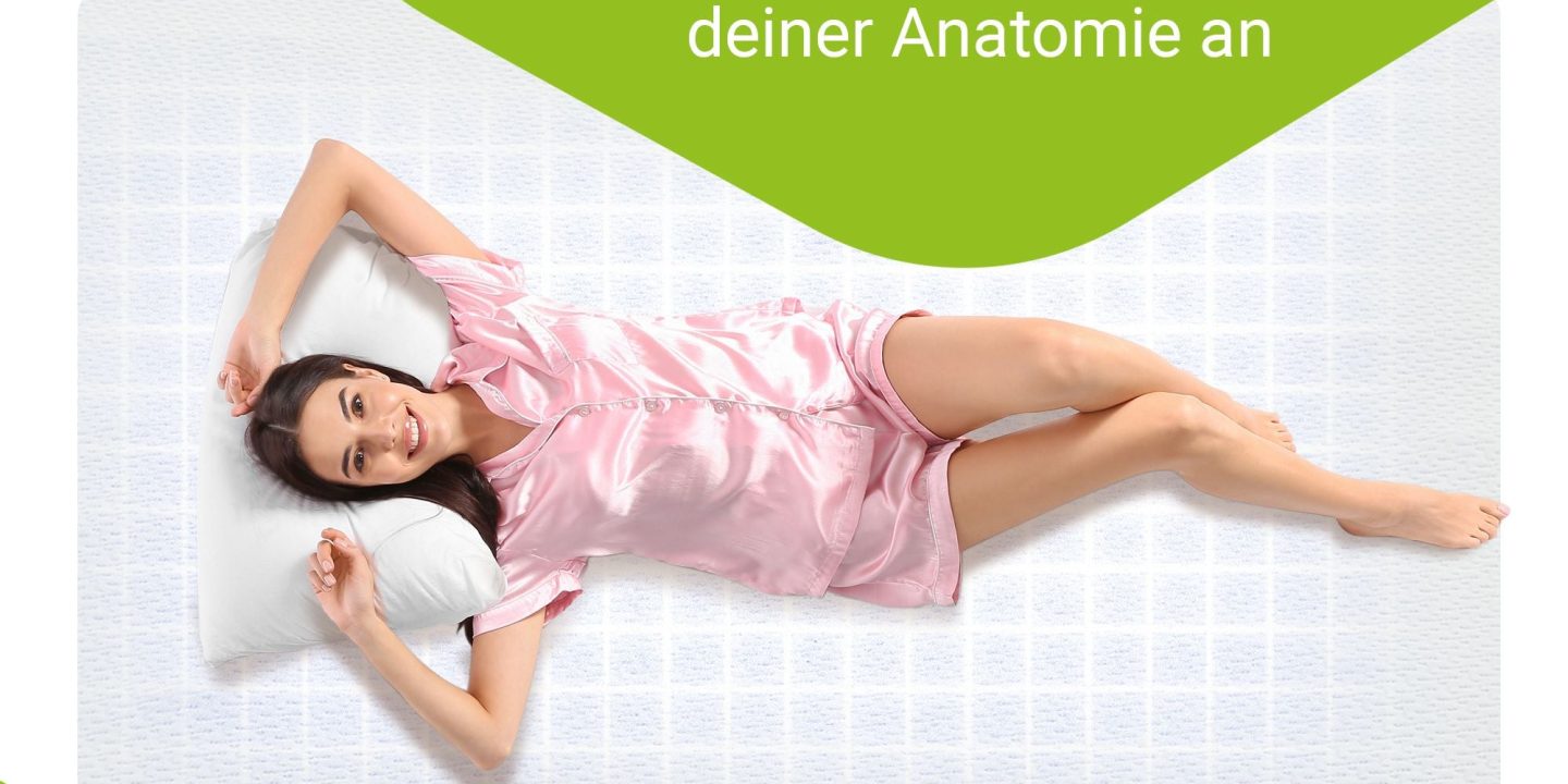 Juskys Orthopädischer Matratzentopper aus Memoryschaum Topper