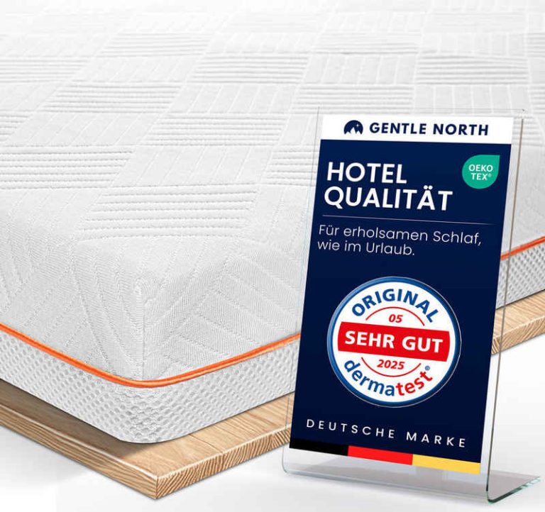 Gentle North Gel-Memory- und Komfortschicht 7 cm Topper