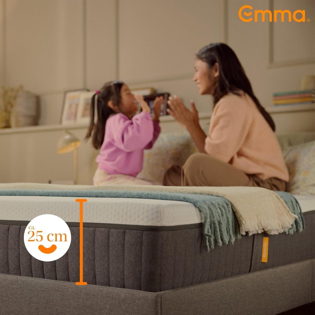 Emma Original Matratze im eingerichteten Schlafzimmer