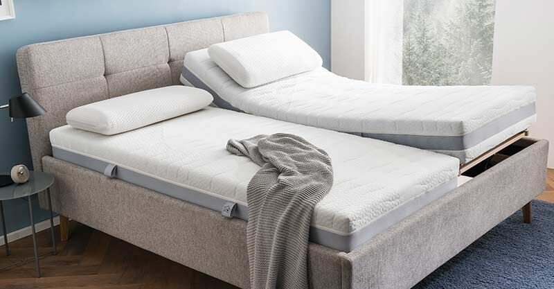 Ravensberger Matratzen Ravo-Spring (H2/H3) Matratze auf einem Bett im Schlafzimmer