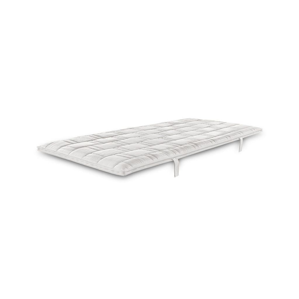 dormiente Outside Komfort Naturlatex Topper – Produktfoto auf weißem Hintergrund