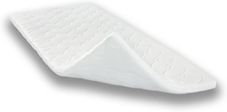 Sleepsy Memor Komfortschaumtopper – Bezug am Reißverschluss aufgeklappt