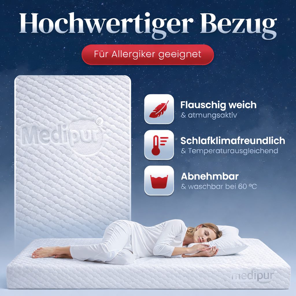 FMP Sleep Line Classic – Nahaufnahme des TENCEL-Bezugs