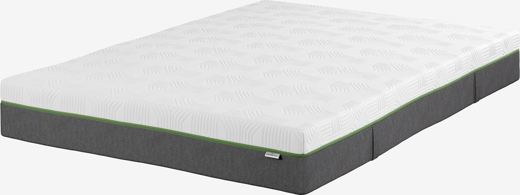 JYSK DREAMZONE GOLD S60 auf einem Bett im Schlafzimmer