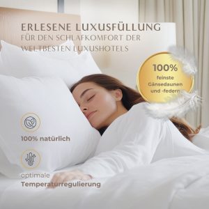 Hanse Excellence Gänsedaunenkopfkissen