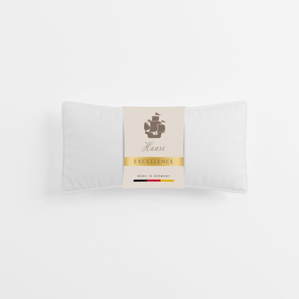 Hanse Excellence Gänsedaunenkopfkissen – Verpackung mit Produktbanderole