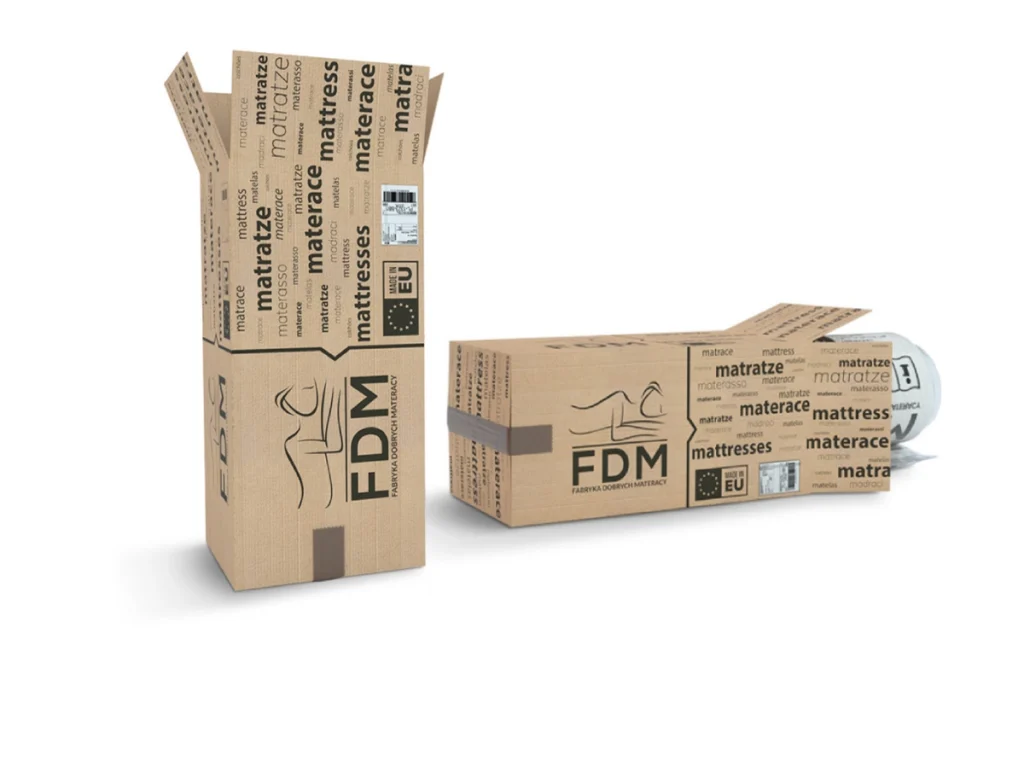 FDM SELECT Kaltschaummatratze, gerollt in der Versandverpackung