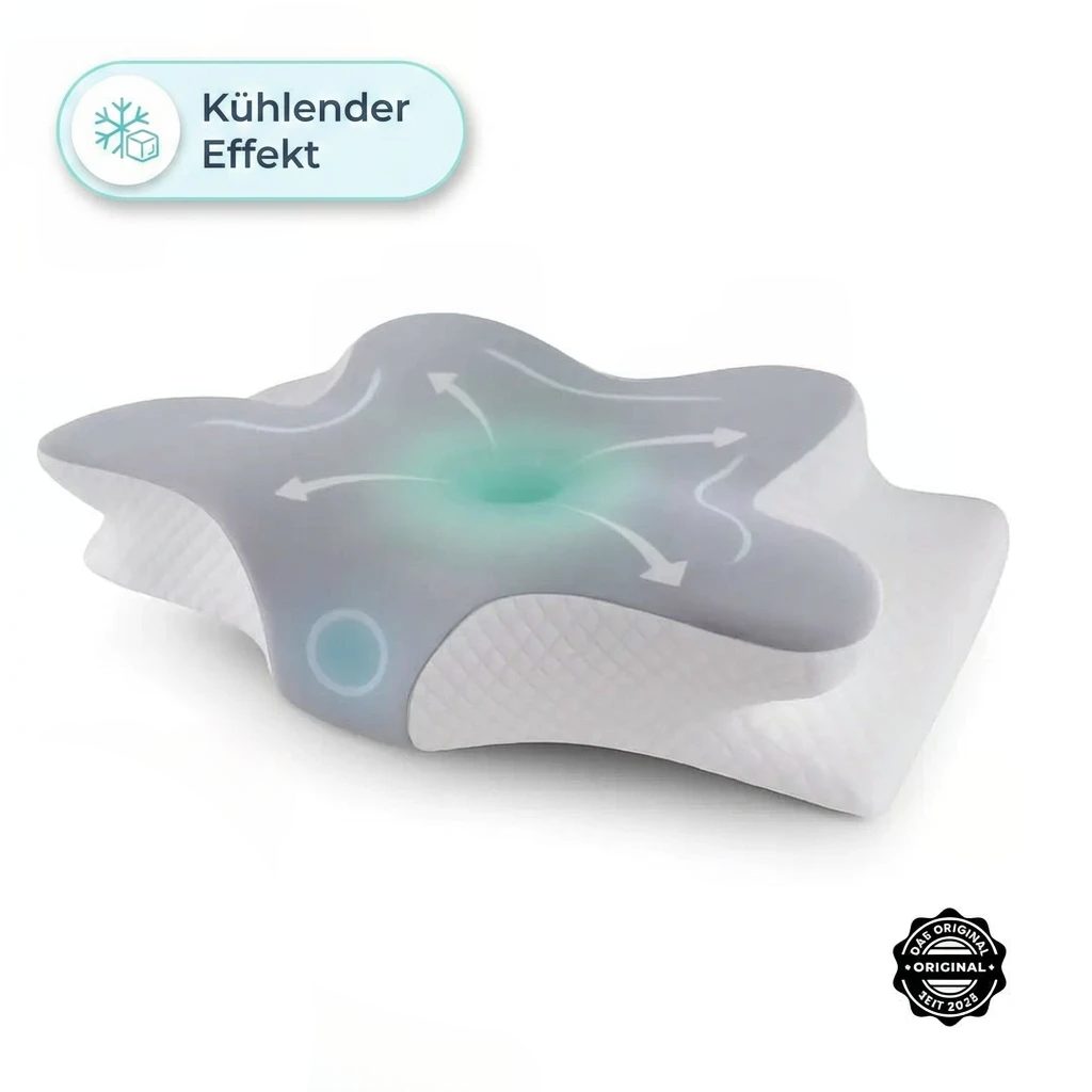 Fitkissen 3D Kühlendes Kopfkissen – Hinweis auf den kühlenden Effekt