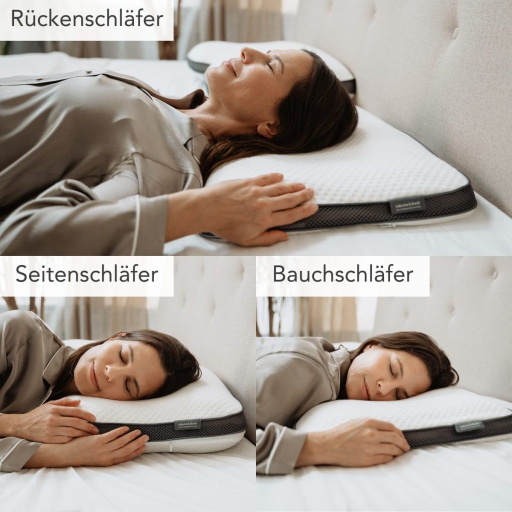 Liebscher & Bracht Kissen für Rücken-, Seiten- und Bauchschläfer