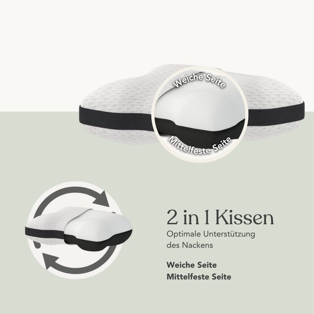 Liebscher & Bracht Kissen – weiche und mittelfeste Seite im Überblick