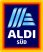 Logo der Marke Aldi