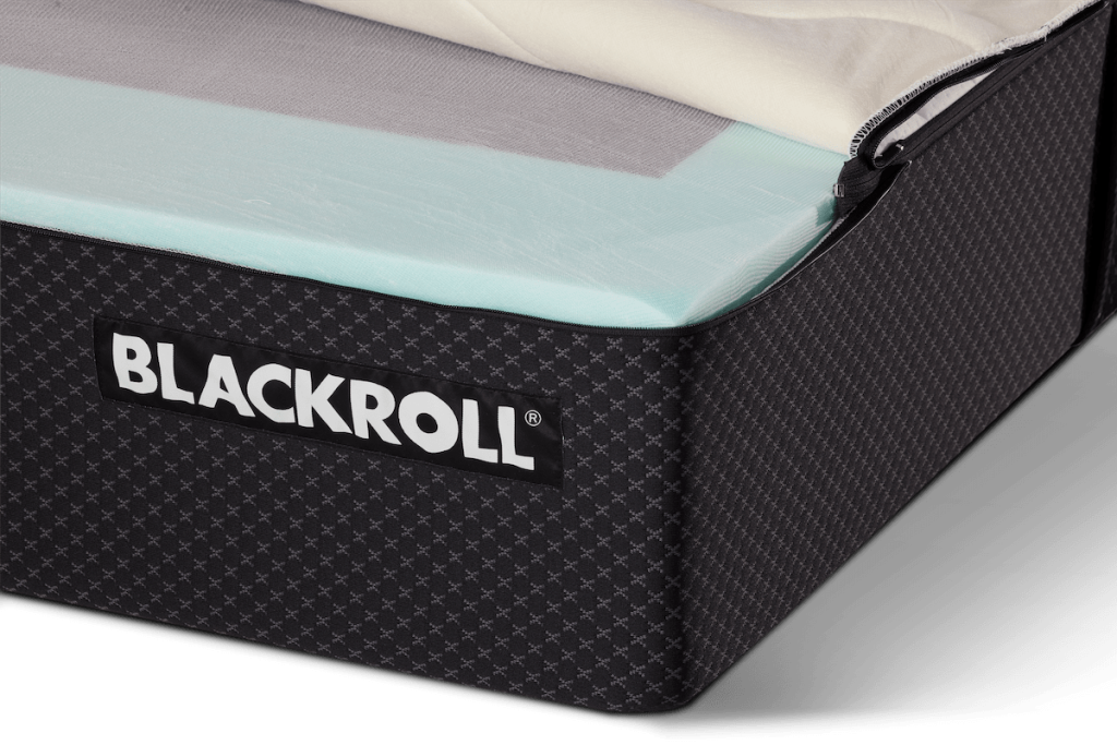 Blackroll Recovery Base Elite – innerer Aufbau mit Graphitschichten