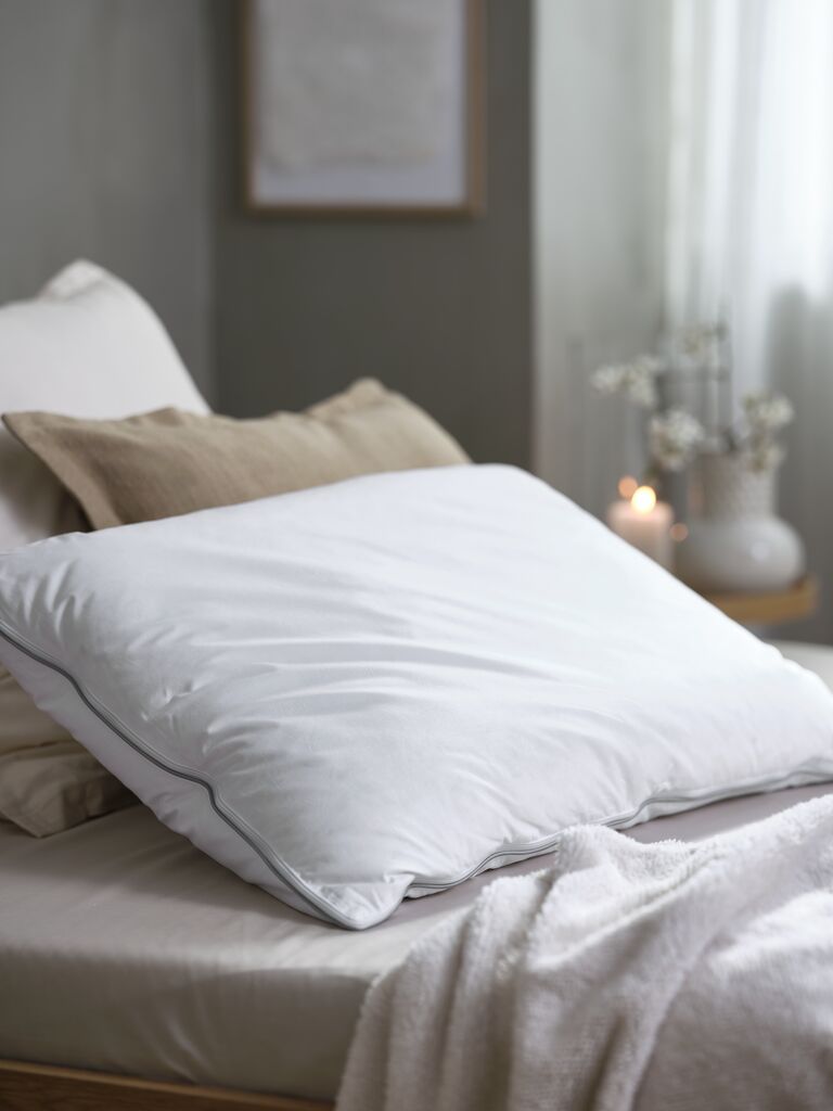 Temprakon Master Kopfkissen auf einem frisch bezogenen Bett