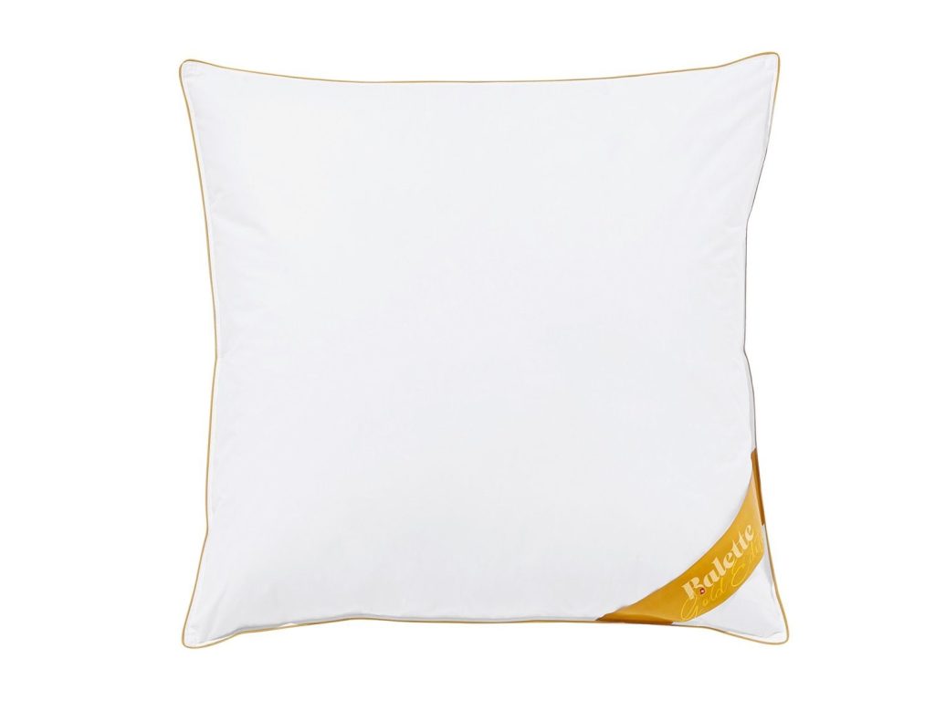 Balette Gold-Edition Kopfkissen 80x80 – Produktfoto auf weißem Hintergrund
