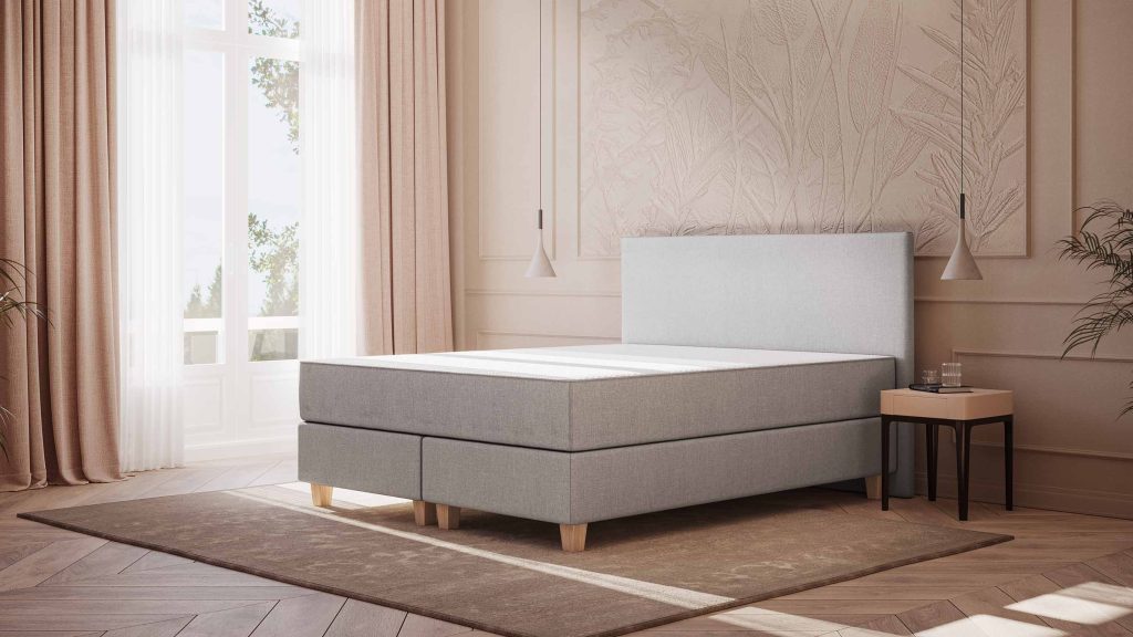 Emma Original Boxspringbett Komplettset mit Topper und Kissen