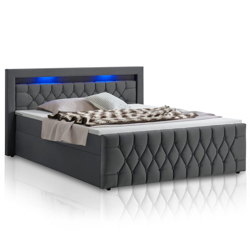Juskys Boxspringbett Leona