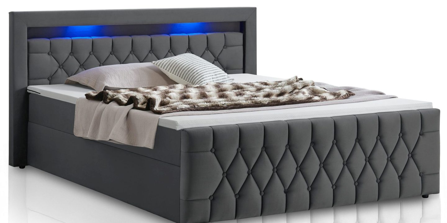 Juskys Boxspringbett Leona