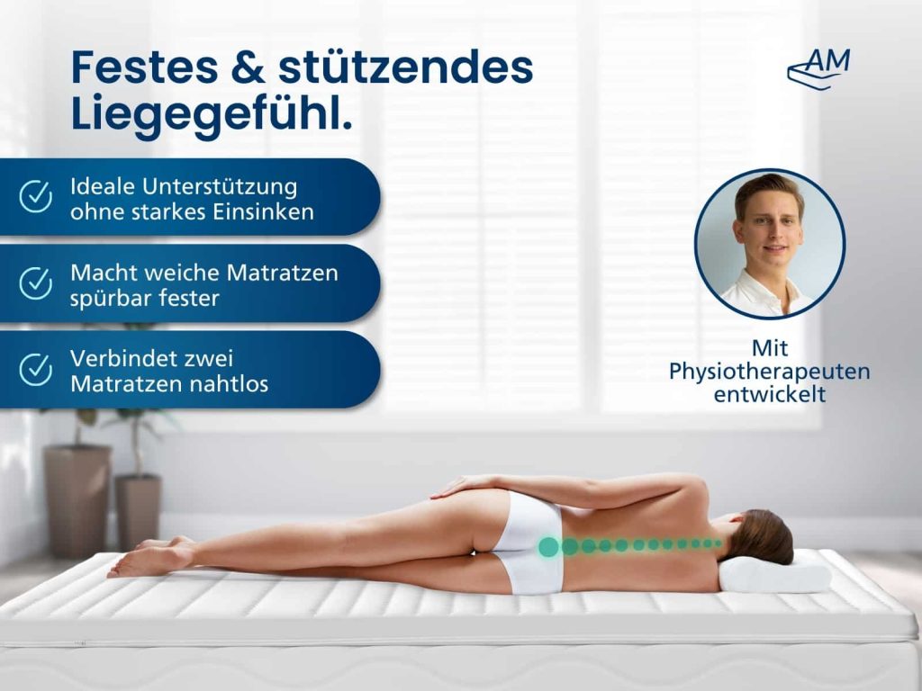 Komfortschaumkern des AM Quality Basic Toppers in der festen Variante