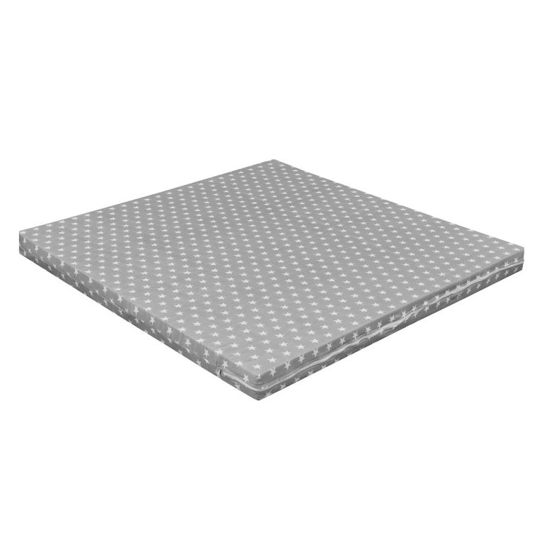 Baby-Delux Laufgittermatratze 100x100 Grey Stars
