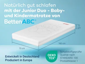 Betten-ABC Junior-Duo Kindermatratze