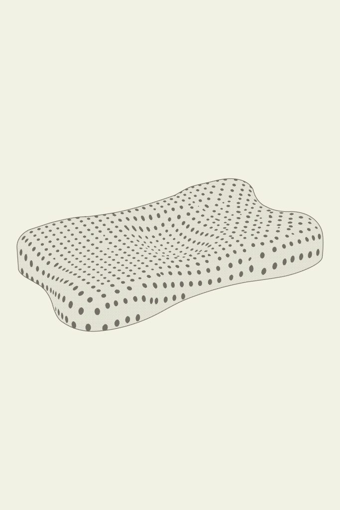 Blackroll Recovery Pillow Kids – Nahaufnahme der flachen Nackenmulde
