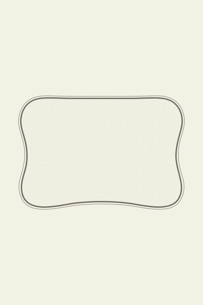Blackroll Recovery Pillow Plus – Ansicht der Wellenform von oben