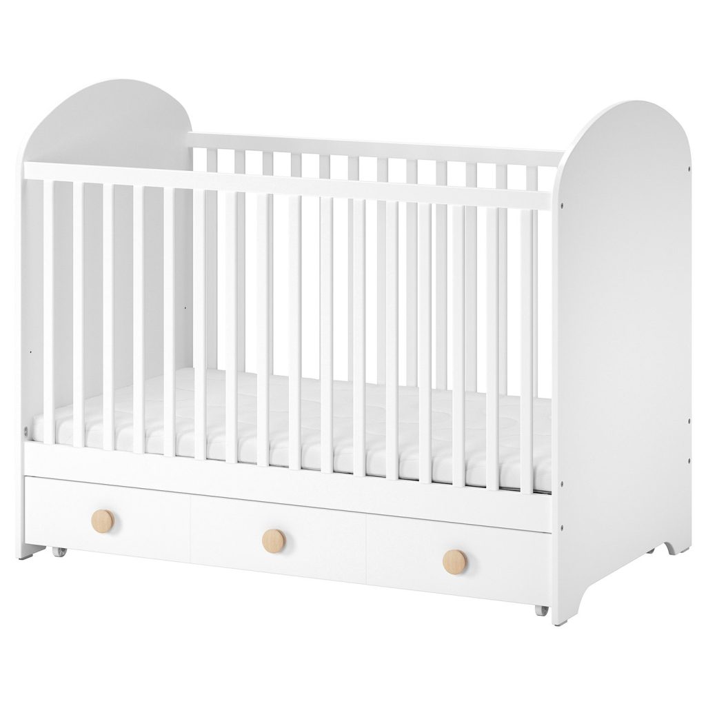 IKEA GONATT Babybett mit Schubfach