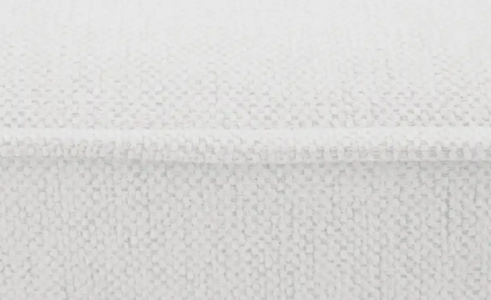 Höffner Selection Polsterbett Liora – Nahaufnahme des Webstoffs in Creme
