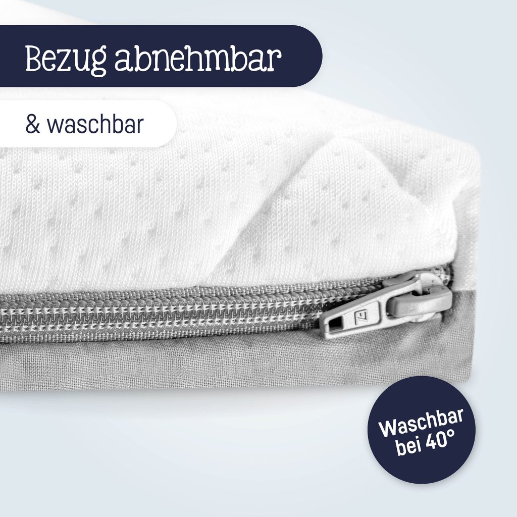 Reißverschluss des abnehmbaren Bezugs der Travelsoft Premium