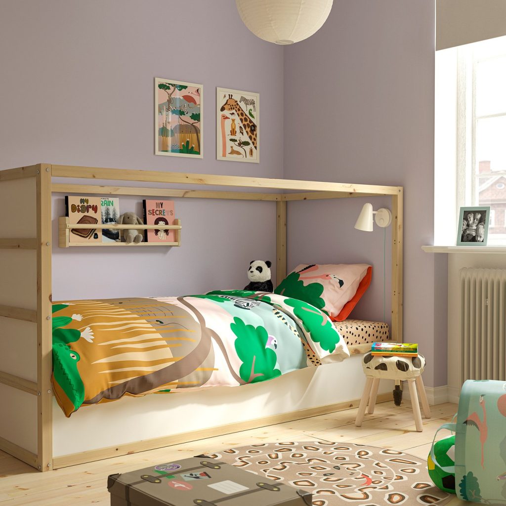 IKEA KURA Bett umbaufähig im Kinderzimmer