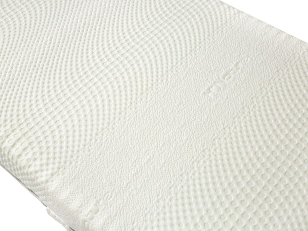 H+ Manufaktur Nature Comfort Kaltschaummatratze – Nahaufnahme des Bezugsstoffs