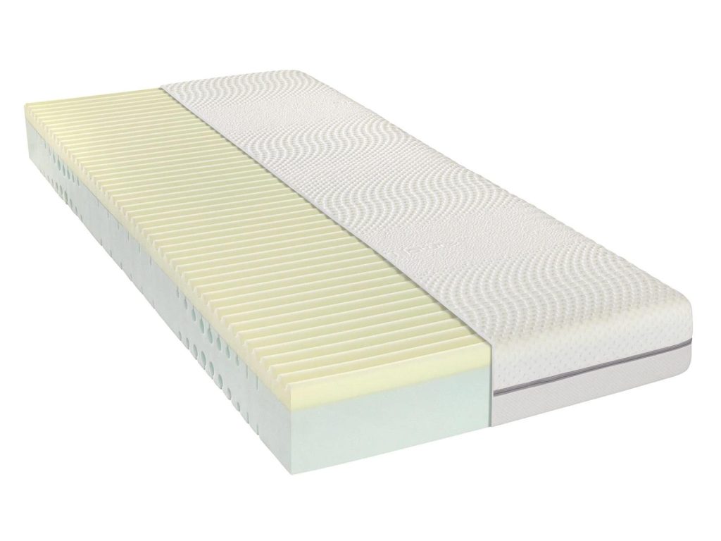 H+ Manufaktur Nature Comfort Kaltschaummatratze – Querschnitt mit Komfortauflage und Stützkern