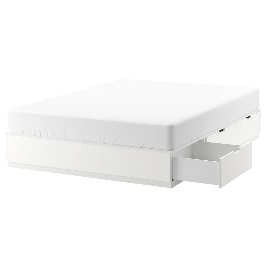 IKEA NORDLI Bettgestell mit Schubladen