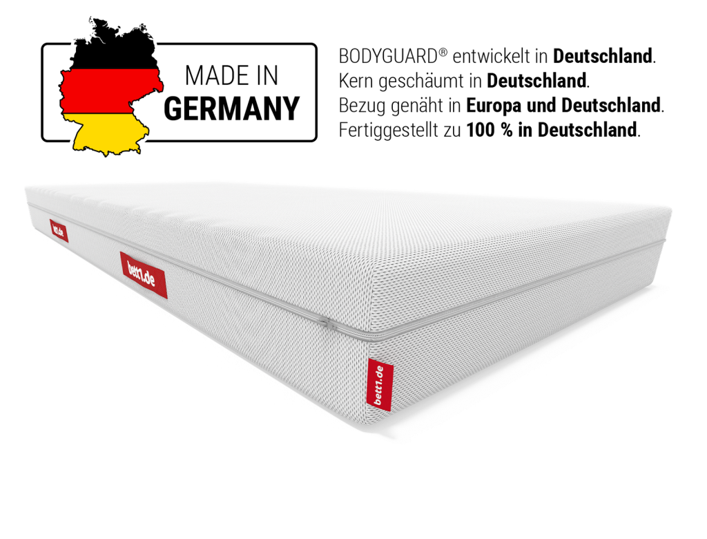 bett1.de BODYGUARD Anti-Kartell-Matratze Weich