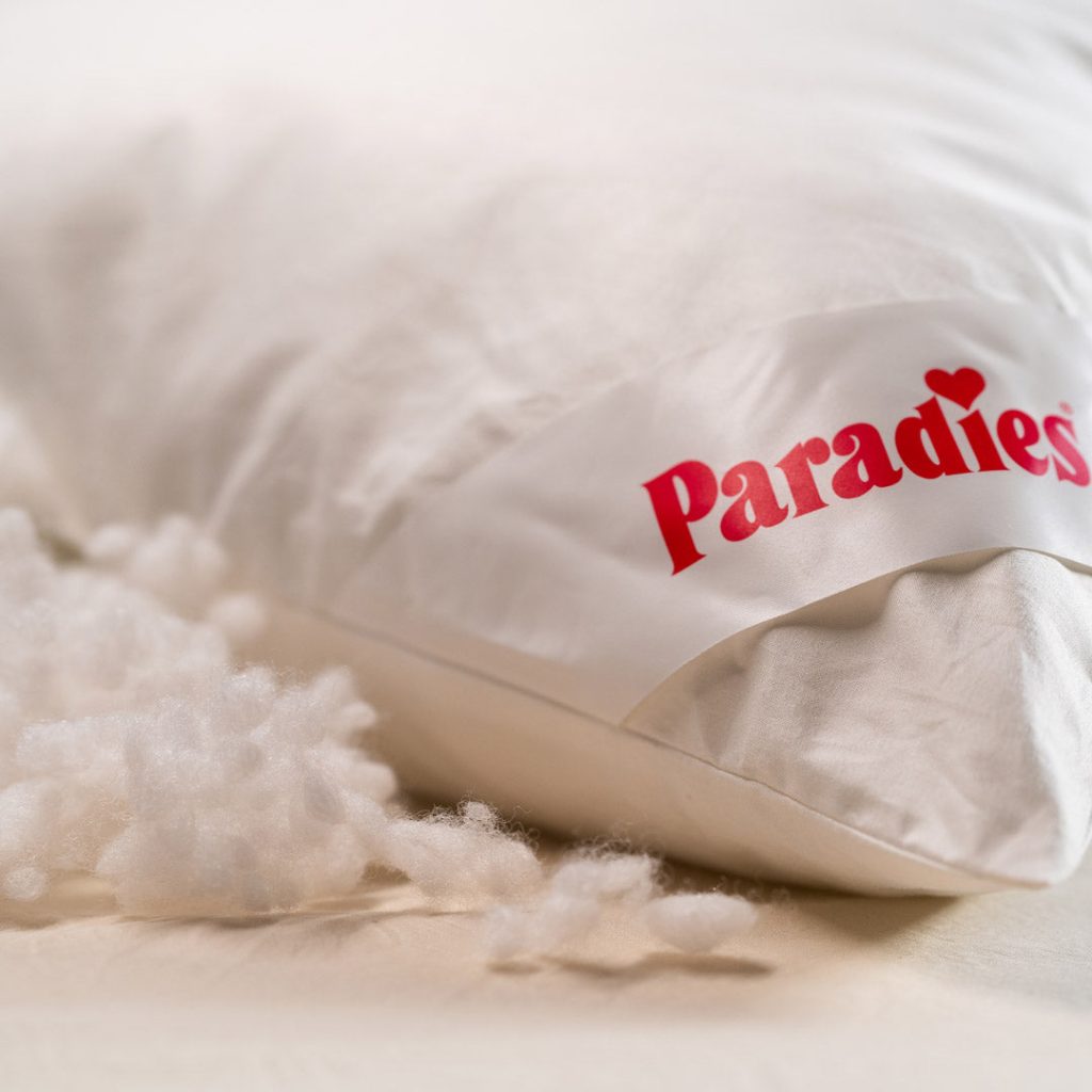 Paradies Softy Top medium – Nahaufnahme der Softys Faserbällchen