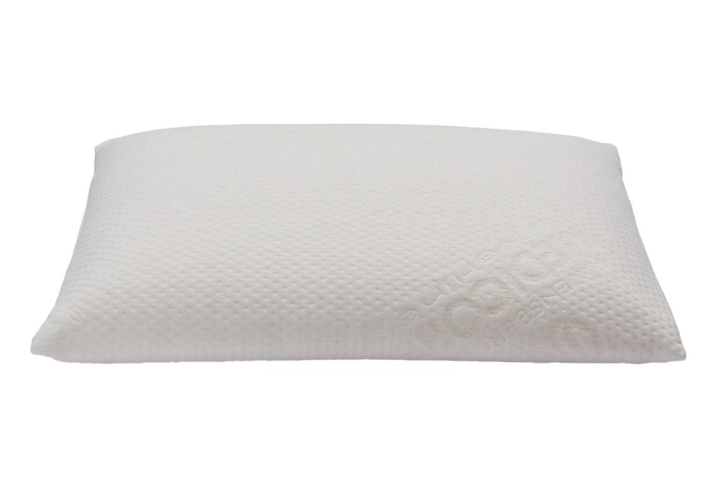 Ravensberger Nackenkissen Latex – Seitenansicht des 12 cm hohen Kissens