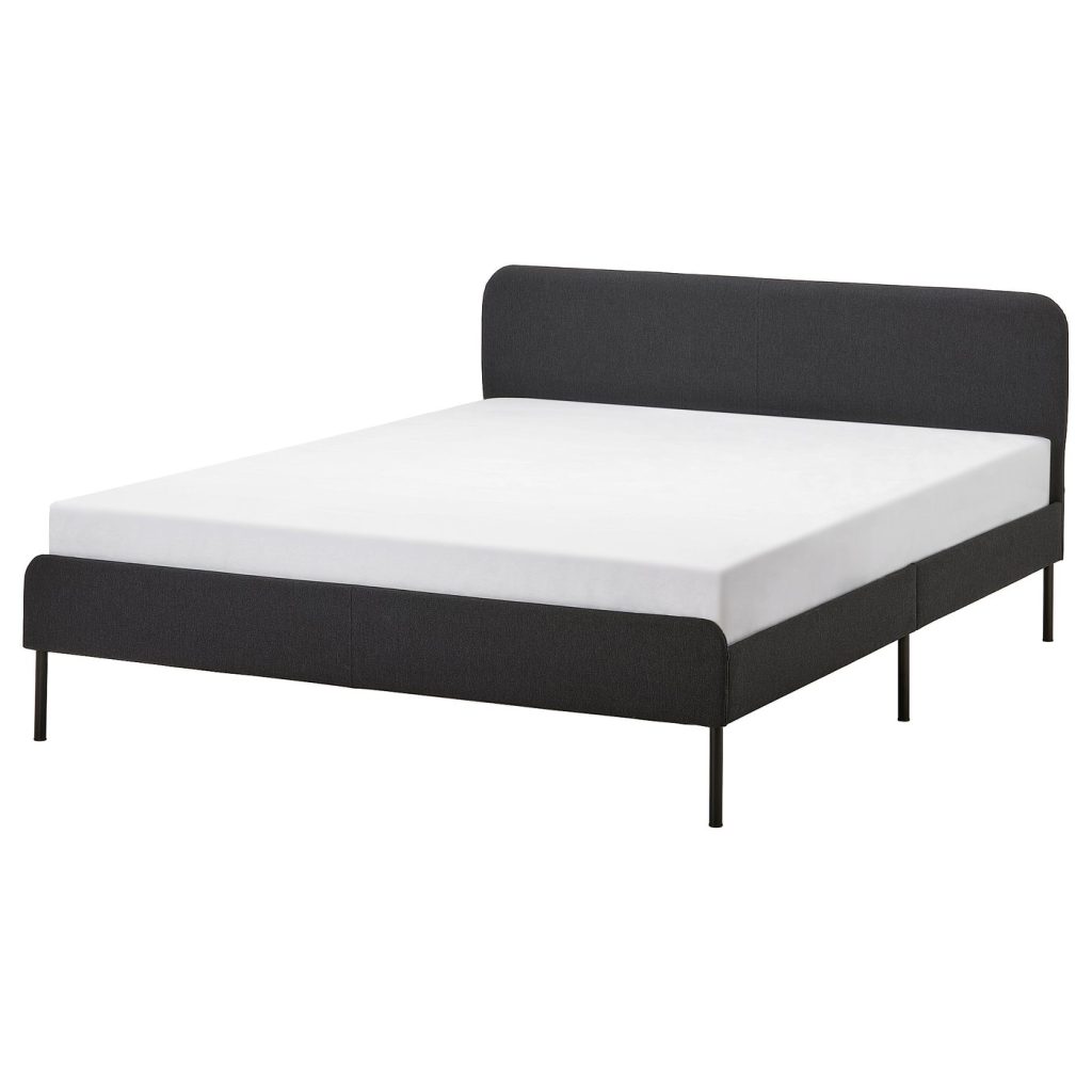 IKEA SLATTUM Bettgestell gepolstert
