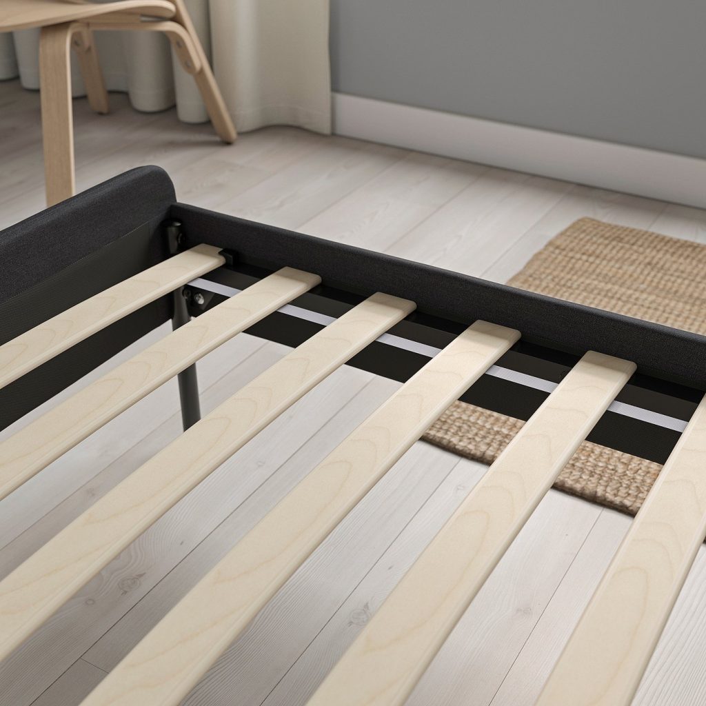 IKEA SLATTUM Bettgestell – Federholzrahmen im Rahmen