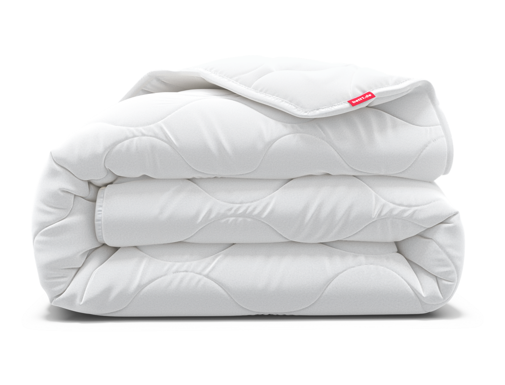 bett1 BODYGUARD Ganzjahresdecke mittelwarm zusammengefaltet
