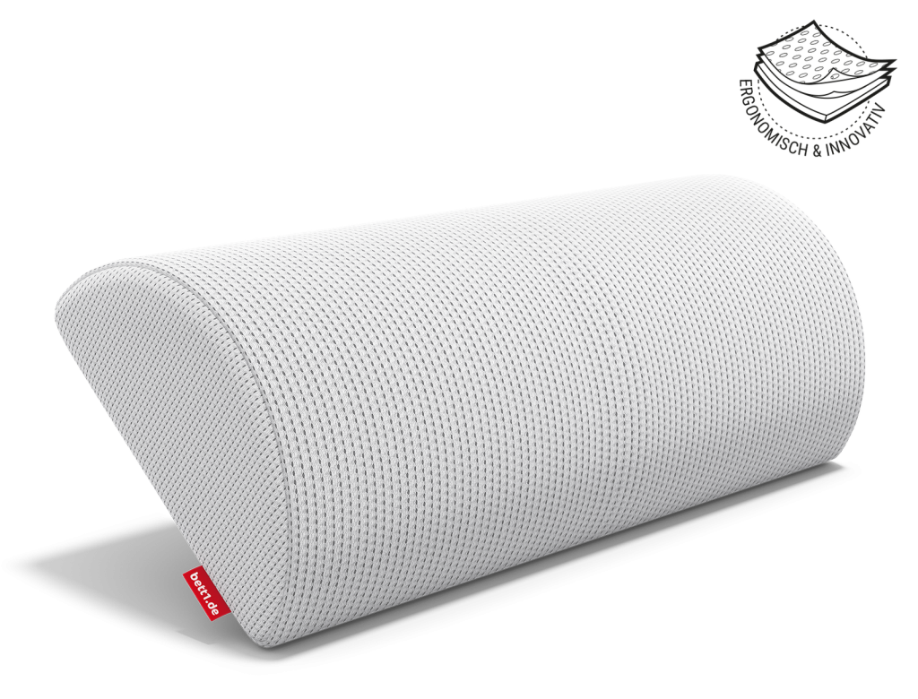 bett1 BODYGUARD Knie- und Nackenrolle – Ansicht der Stirnseite